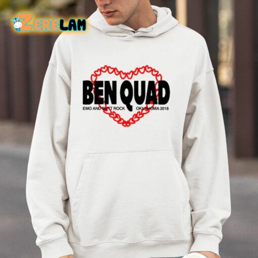 Ben Quad Dog Hearts Emo And Butt Rock Oklahoma 2018 Shirt