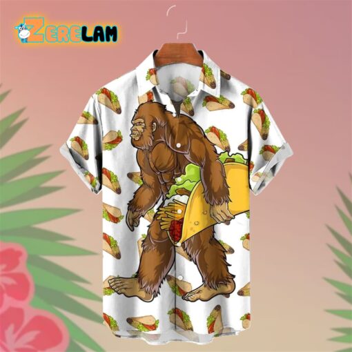 Bigfoot Taco Cinco De Mayo V2 Hawaiian Shirt