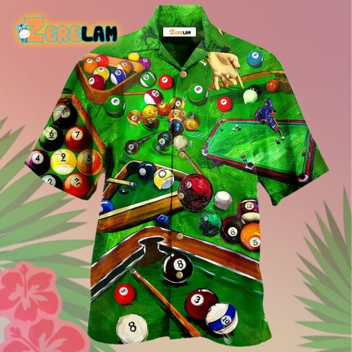 Billiard Enthuse Green Style Hawaiian Shirt