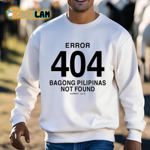 Bob Blues Magoo Error 404 Bagong Pilipinas Not Found Shirt