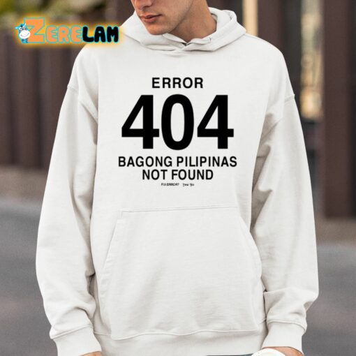 Bob Blues Magoo Error 404 Bagong Pilipinas Not Found Shirt