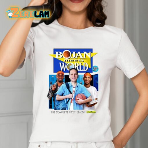 Bojan Meets World The Complete First Season 3 Point Threat Shirt