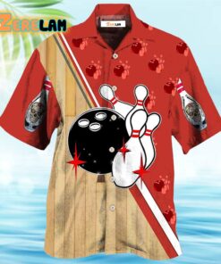 Bowling Awesome Ball Skull Hawaiian Shirt