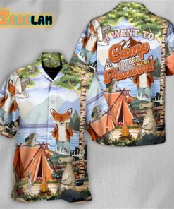 Camping I Want To Camp So Long I Forget All My Password Hawaiian Shirt