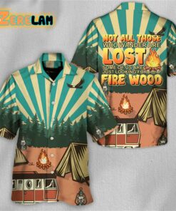 Camping Not All Those Who Wander Are Lost Hawaiian Shirt