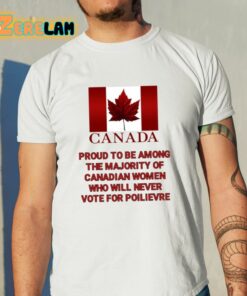 Canada Proud To Be Among The Majority Of Canadian Women Shirt