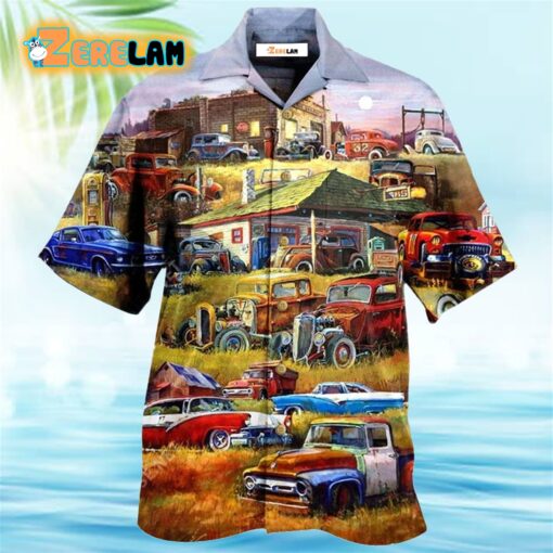 Car Being With The Classic Is A Bless Car Hawaiian Shirt