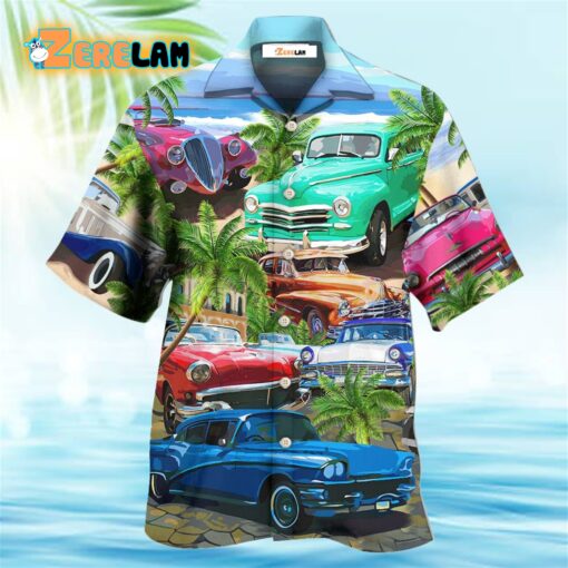 Car Classic Make Me Happy Love Beach Hawaiian Shirt
