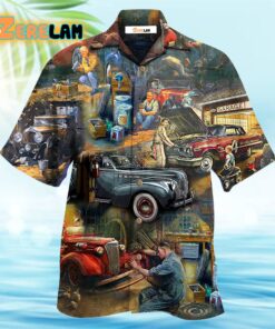 Car Fix Life Vintage Hawaiian Shirt