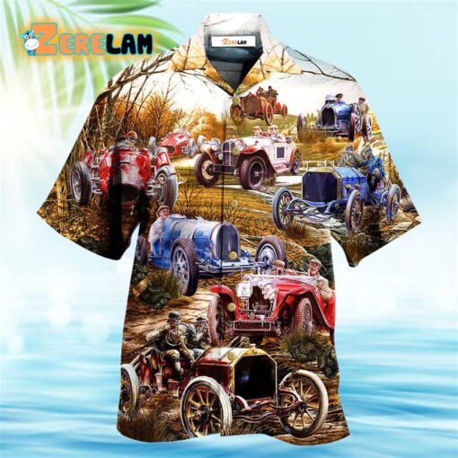 Car Old Vintage Hawaiian Shirt