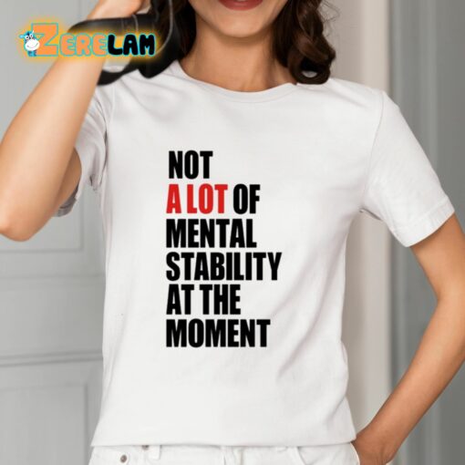 Carly Heading Not A Lot Of Mental Stability At The Moment Shirt