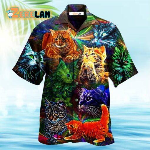Cat In My Dream I’m So Happy Hawaiian Shirt