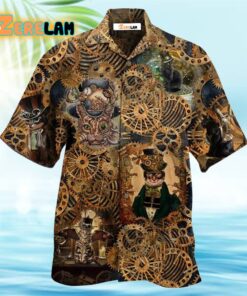 Cat Love Machine Vintage Hawaiian Shirt