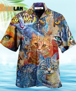 Cat Mosaic Amazing Hawaiian Shirt