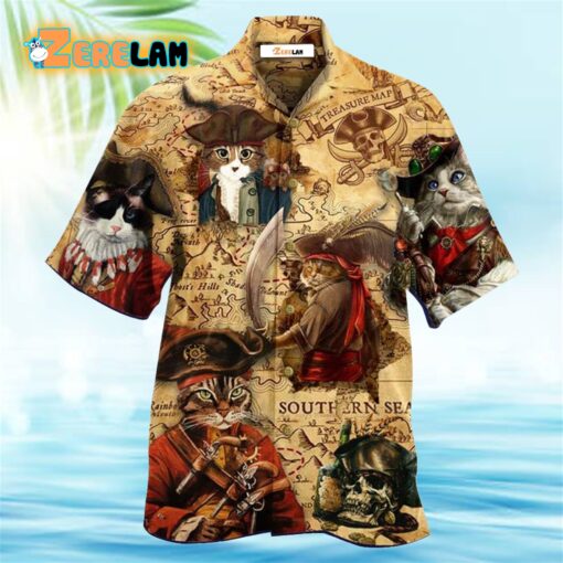 Cat Pirate Amazing Cool Style Hawaiian Shirt