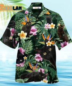 Cat Powered By Cat Hawaii Hawaiian Shirt