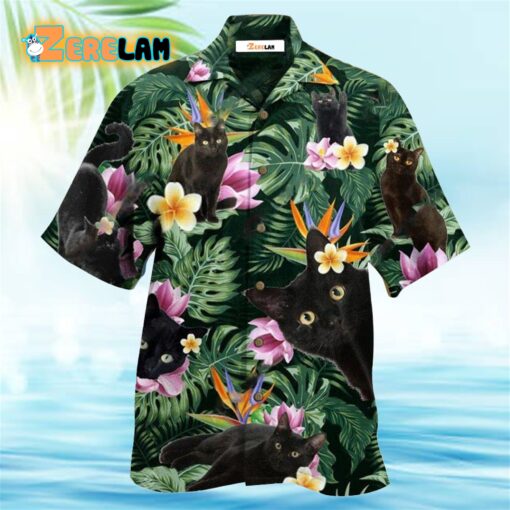 Cat Powered By Cat Hawaii Hawaiian Shirt