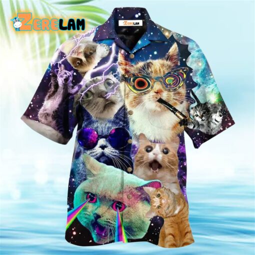 Cat The Battle Flying Cat Hawaiian Shirt