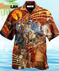 Cat To Be A Jazz Hawaiian Shirt
