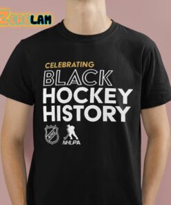 Celebrating Black Hockey History Month Shirt