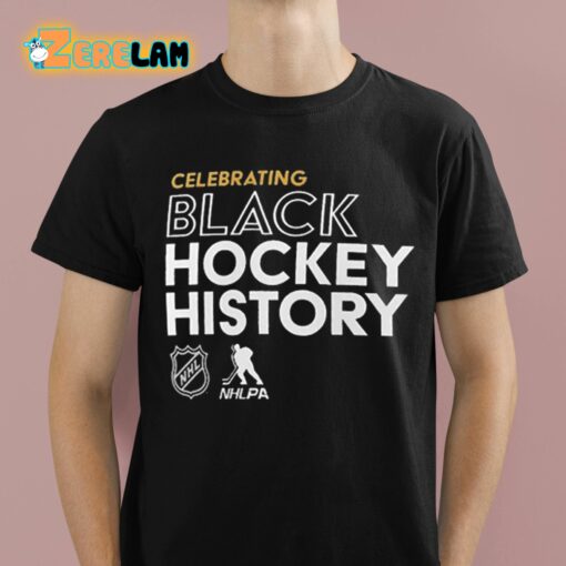 Celebrating Black Hockey History Month Shirt