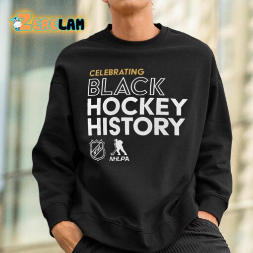 Celebrating Black Hockey History Month Shirt