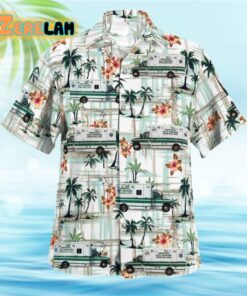 Central Old Bridge Emergency Medical Service Hawaiian Shirt