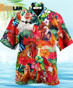 Chicken Love Farm Wonder Hawaiian Shirt