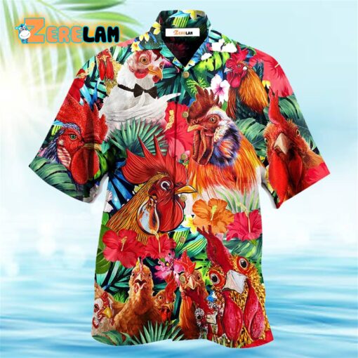 Chicken Love Farm Wonder Hawaiian Shirt