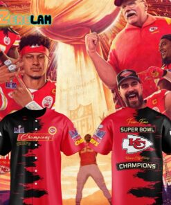 Chiefs 2024 Super Bowl LVIII Champions Baseball Jersey