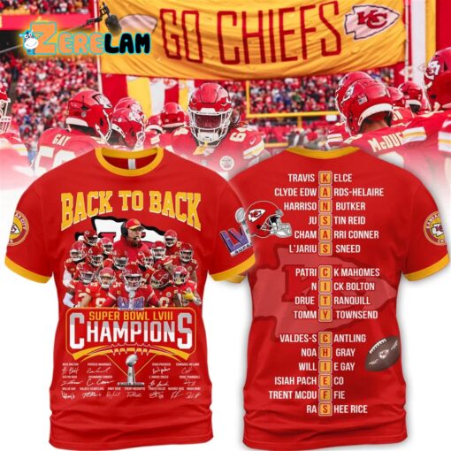 Chiefs Back To Back Super Bowl LVIII Champions Hoodie