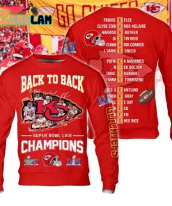 Chiefs Back To Back Super Bowl LVIII Champions Shirt 2