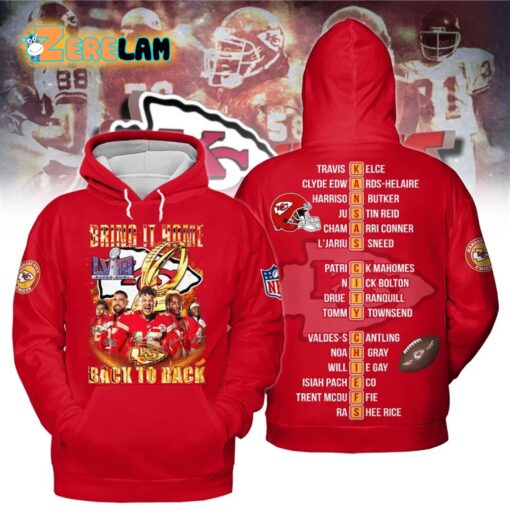 Chiefs Bring It Home Super Bowl LVIII Back To Back Shirt