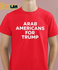 Chris Evans Arab Americans For Trump Shirt