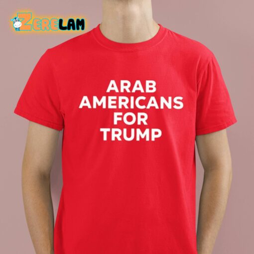 Chris Evans Arab Americans For Trump Shirt