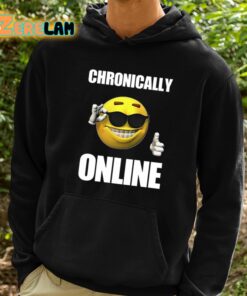 Chronically Online Ironic Thumbs Up Emoji Shirt 2 1