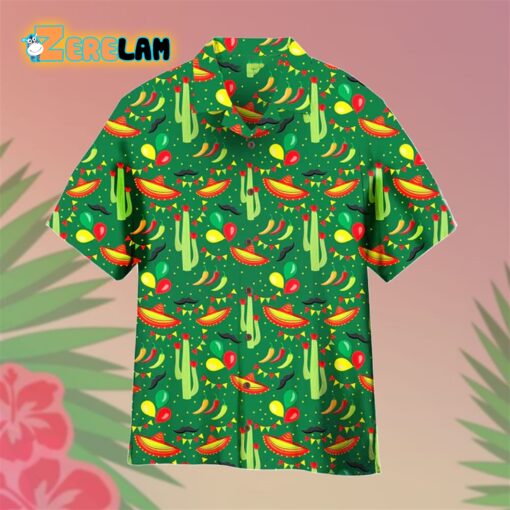 Cinco De Mayo Festive Mexican Party Pattern Hawaiian Shirt