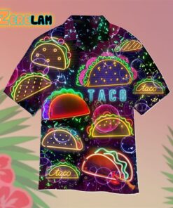 Cinco De Mayo Neon Tacos Food Hawaiian Shirt