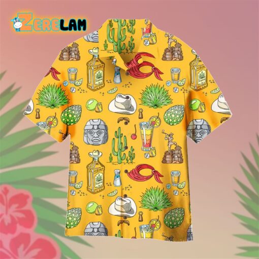 Cinco De Mayo Tequila Mexican Drinking Pattern Hawaiian Shirt