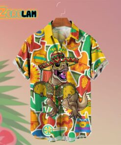 Cinco De Mayo Viva Mexico Dinosaur V2 Hawaiian Shirt