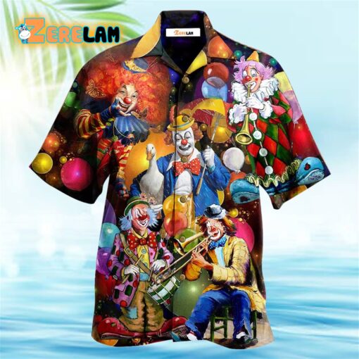 Clown Happiness Hawaiian Shirt