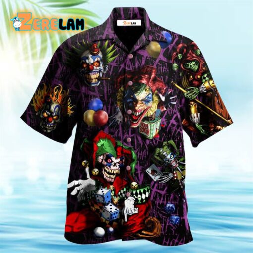 Clown Smile Style Hawaiian Shirt