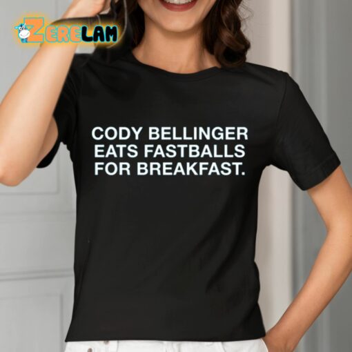Cody Bellinger Eat Fastballs For Breakfast Shirt
