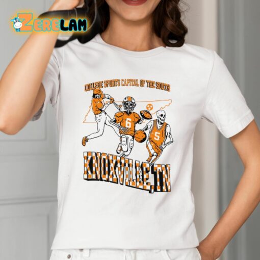 College Sports Capital Of The South Knoxville Tn Shirt