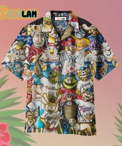 Colorful Baseball Hawaiian Shirt