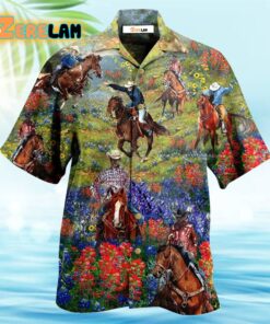 Cowboy Flowers Love Flowers Hawaiian Shirt