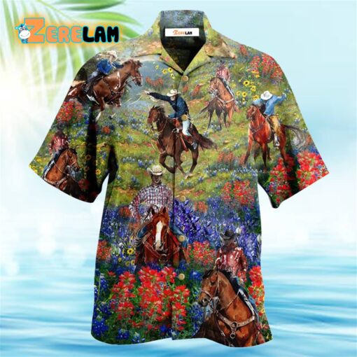 Cowboy Flowers Love Flowers Hawaiian Shirt