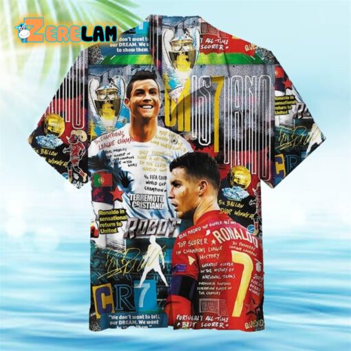 Cristiano Ronaldo Hawaiian Shirt