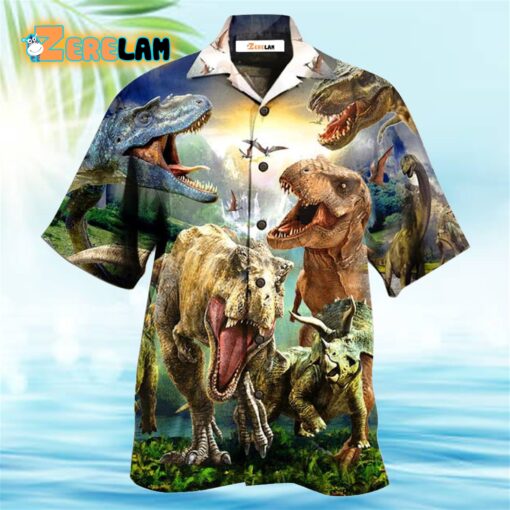 Dinosaur I Am Roarsome Hawaiian Shirt
