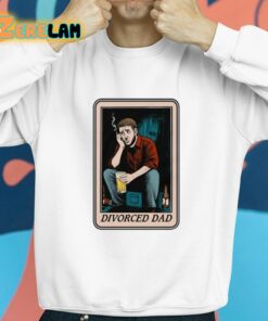 Divorced Dad Tarot Card Shirt 8 1